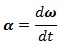 aceleración angular