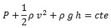 ecuación de bernoulli