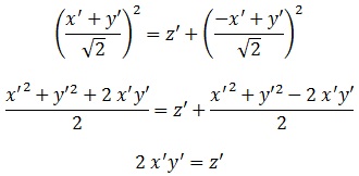 ecuaciones parametrización paraboloide hiperbólico