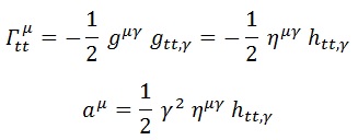 aceleración geodésica 2