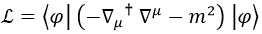 Lagrangiana Klein-Gordon