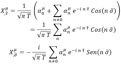 Derivadas cuerda abierta