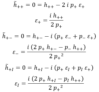 Gauge cono luz gravitatorio