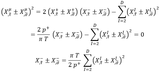 Relación fundamental cuerda abierta